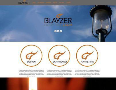 Blayzer.com Built with Bootstrap