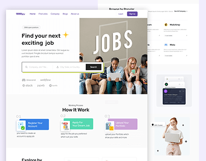 Job Finder Platform Website