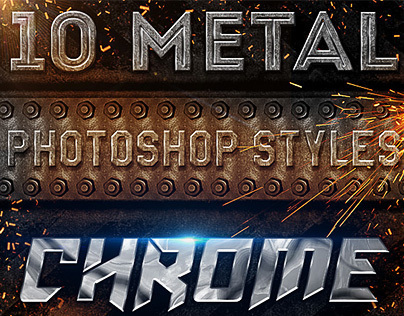 10 Epic Metal Photoshop Styles