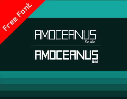 AMOceanus - Free Font Download - Regular & Bold