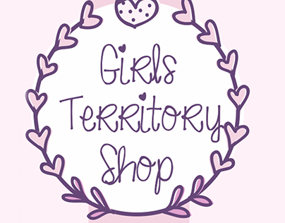 Визитка для интернет-магазина Girls Territory