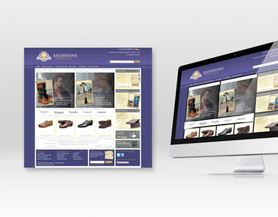 Andersons of Durham e-commerce website front end