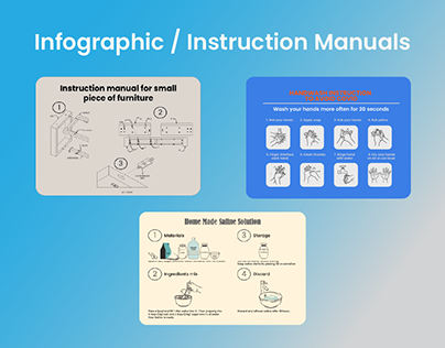 Info graphics/ Instruction Manuals