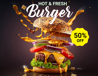 HOT & FRESH Burger Social Media