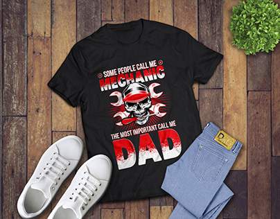 New Dad T-Shirt Design.