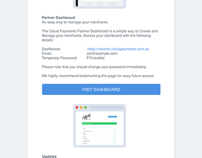 HTML email template