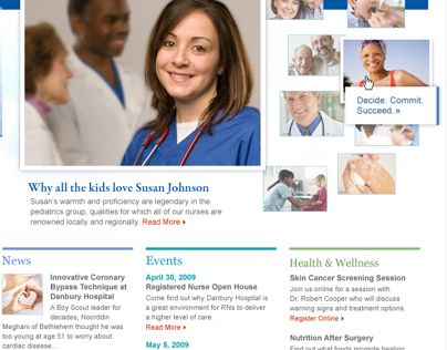 Danbury Hospital Website Redesign