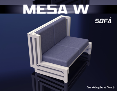 Mesa W (mesa/sofá)