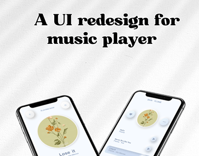 Music Player Redesign App