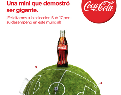 Coca Cola Mini - Felicitación Sub17