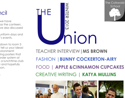 The Cotswold School UNION issue 1