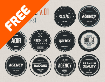 Vector Free Badges