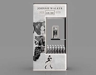 Johnnie Walker Air-Ink Wallbay