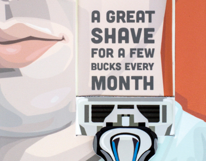 Dollar Shave Club mailer tribute