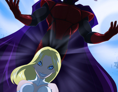 Emma Frost and Magneto