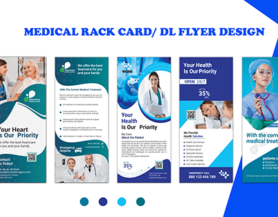 3 MEDICAL RACK CARD/ DL FLYER