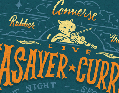 Converse Rubber Tracks Live Poster