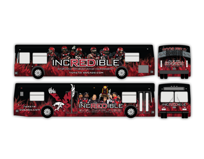 "IncREDible" Football Bus