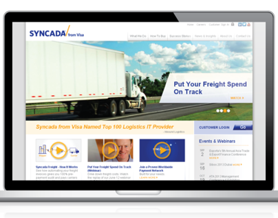 Syncada Website Design