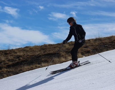 Photographer in Formigal Ski Station