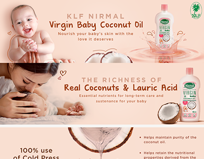 KLF Nirmal Virgin Baby Coconut Oil A+
