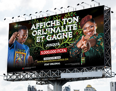 Campagne publicitaire Orijin Cameroun