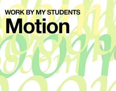 Work By My Students: Motion