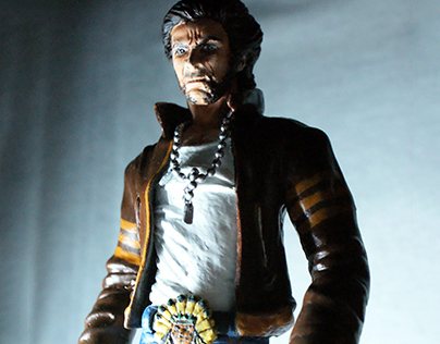 Logan / Wolverine in Epoxy Clay