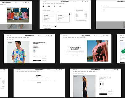 E-commerce website redesign.
