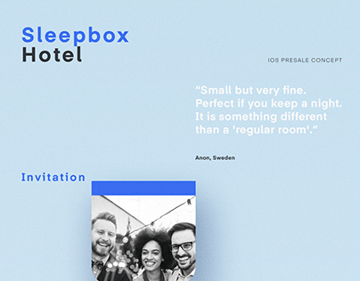 Sleepbox application presale concept