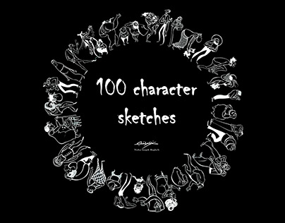 100 character sketches ..