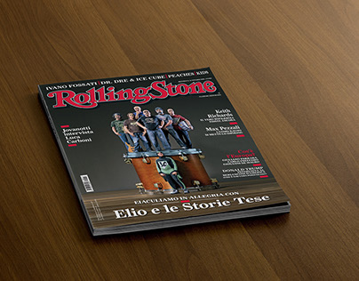 Brochure Trifold and "Rolling Stones" Magazine Remake