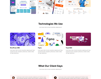 Simple One Page IT Website | HTML & CSS | Project Ideas