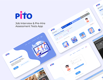 UI/UX - Job Interview and Pre-Hire Tests App (PITO)