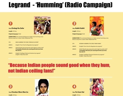 Legrand | Radio Campaign