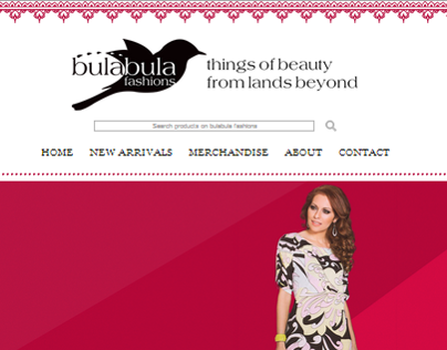 [Web Design] Bulabula Fashions