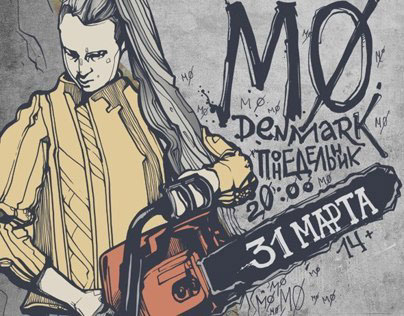 Poster for MØ group