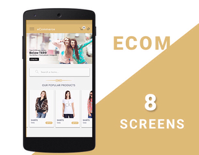 Ecommerce screen