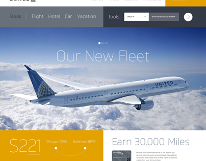United Airlines Website Redesign