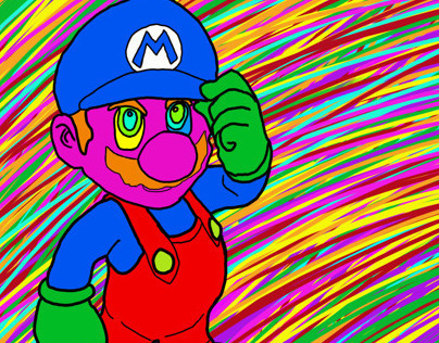 Psychedelic Mario