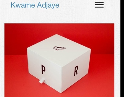 Kwame Adjaye responsive website redesign