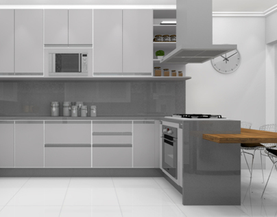 3D - Cozinha/Kitchen