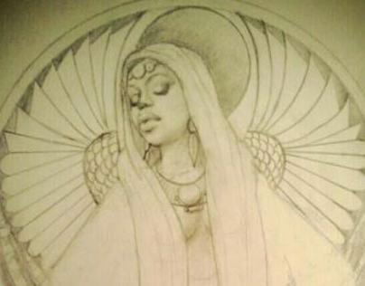 Goddess Rising (Sketch)