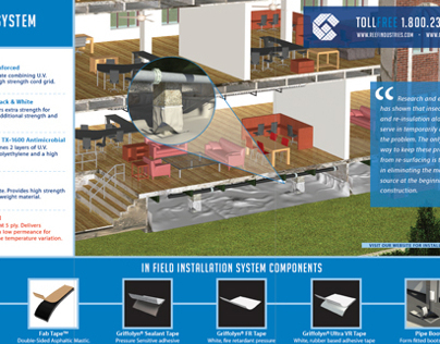 5x9 Trifold Brochure for Crawl Space Moisture Control