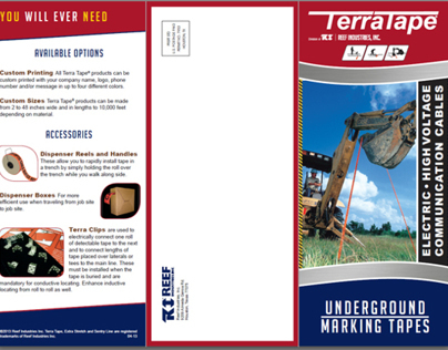 Terra Tape® Trifold 4x9