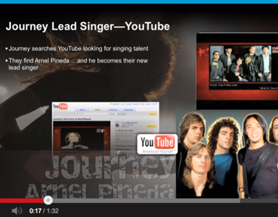 Presentation: Journey finds new singer on the Web