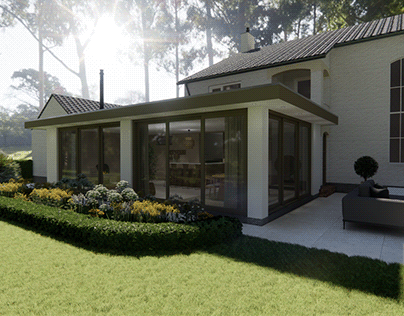 Design of a house extension