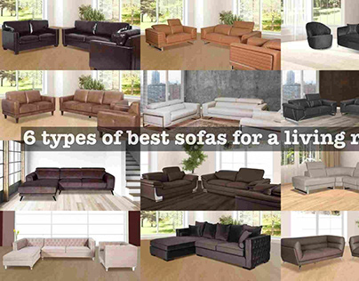 6 types of best sofas for a living room upgrade