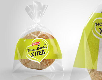 Живой хлеб. Яркий брендинг для линейки европейских