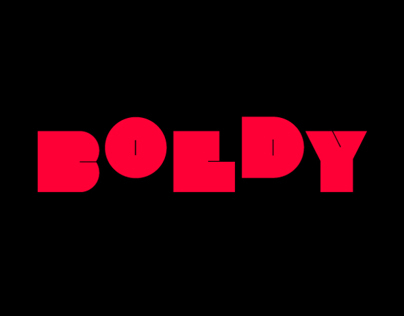 Free "BOLDY" Font